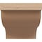 Ekena Millwork 9"W x 9"D x 9"H Wide Garner Rough Cedar Woodgrain TimberThane Corbel, Primed Tan CORUR09X09X09GARRCPR - alternate 5